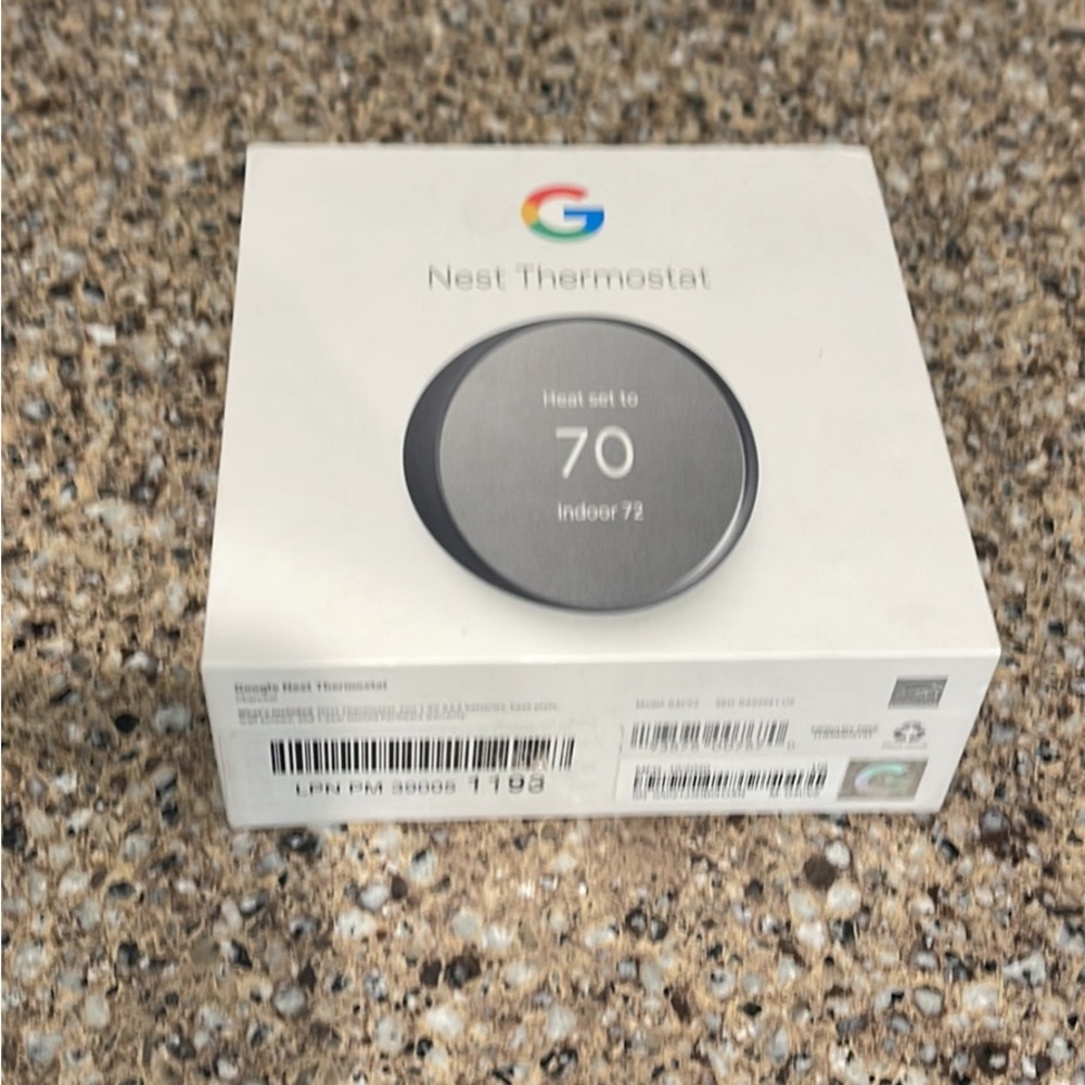 Google heart home thermostat